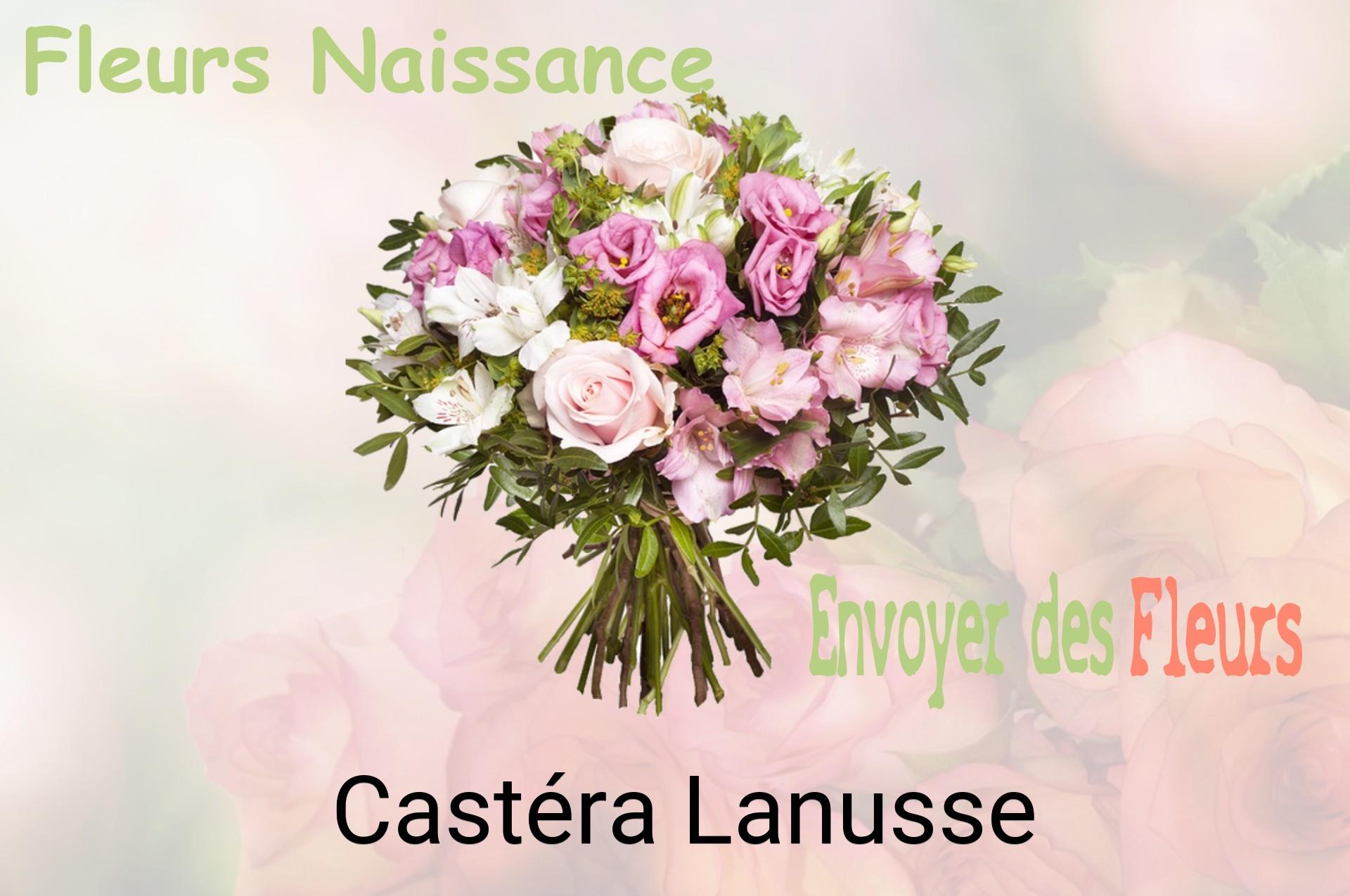 Bouquet de fleurs de naissance livré à Castéra-Lanusse